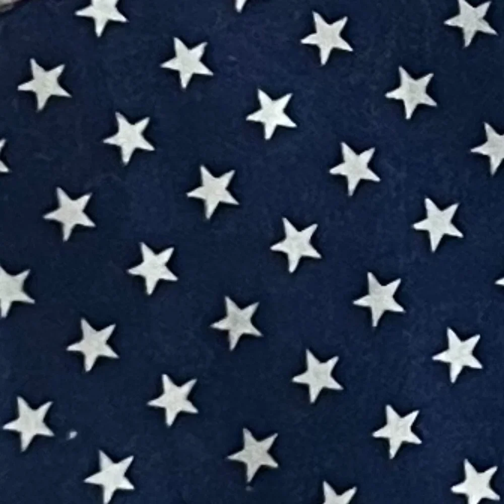 Handmade Hand Stitched Patchwork Primitive Star Quilt Placemat Table Topper
